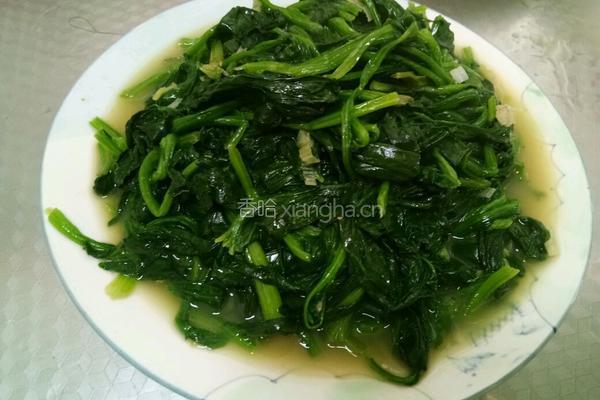 清炒菠菜的做法图解5