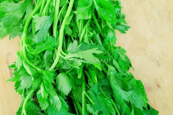 芹菜叶摊鸡蛋的做法图解1