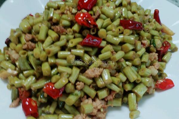 肉末酸豆角的做法图解4