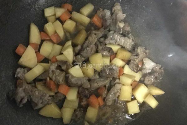 咖喱牛肉饭的做法图解5