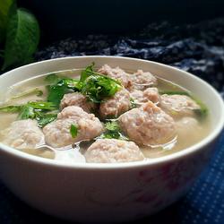 氽清汤肉丸的做法[图]