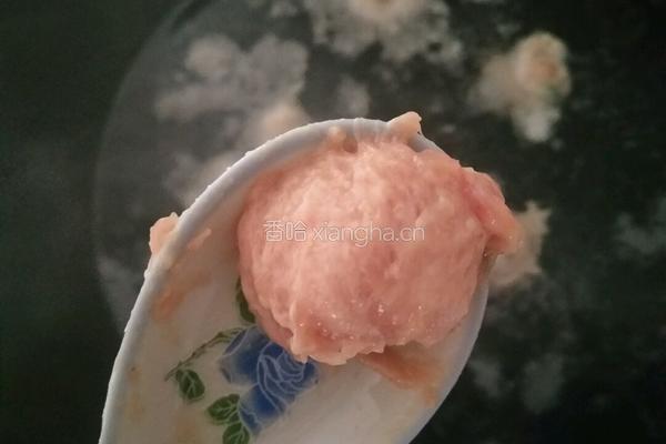 氽清汤肉丸的做法图解7