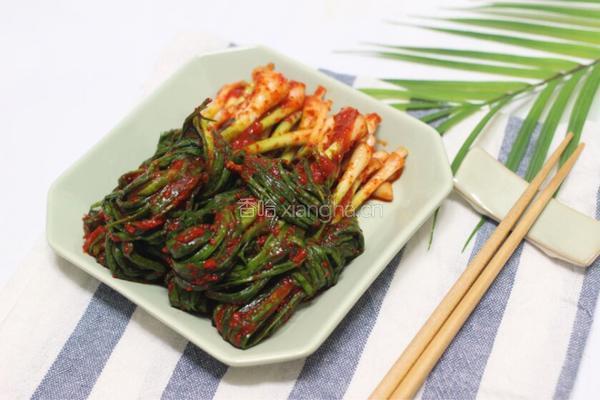 葱泡菜파김치的做法图解12