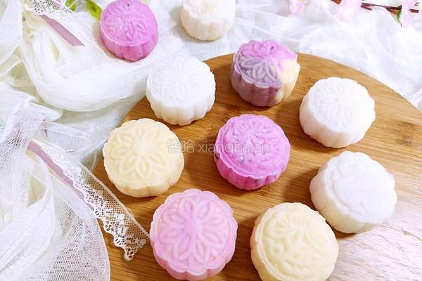 冰皮月饼（奶黄馅）的做法图解2