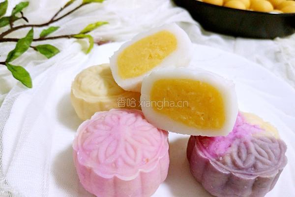 冰皮月饼（奶黄馅）的做法图解25