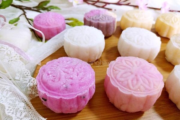 冰皮月饼（奶黄馅）的做法图解28