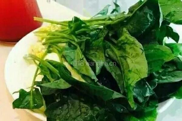 绿色菠菜面的做法图解1