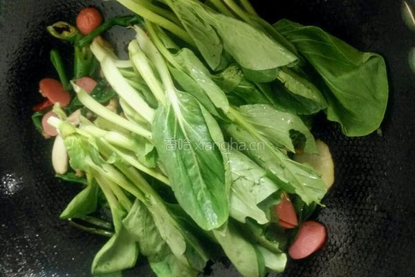 青菜肉丝炒面的做法图解8