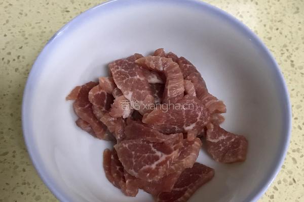 肉炒小白菜粉条的做法图解4