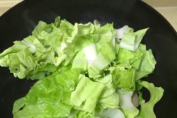 肉炒小白菜粉条的做法图解11