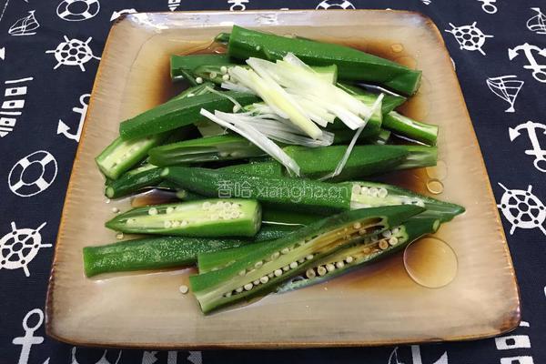 葱油秋葵的做法图解11