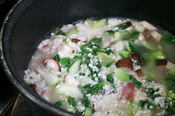 香肠菜饭的做法图解5