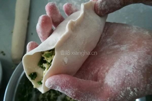 韭菜盒子的做法图解9