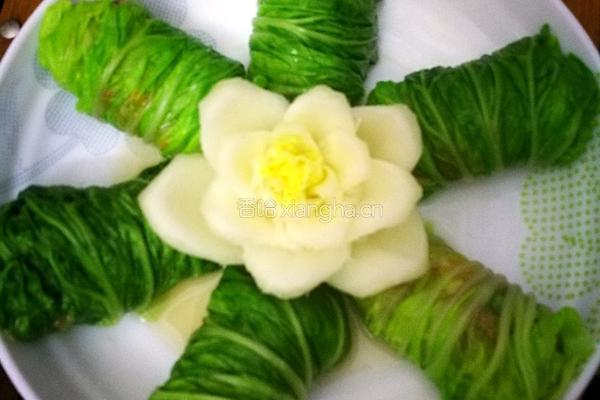 翡翠花式玉卷的做法图解6