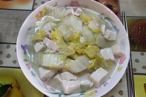 白菜烧豆腐的做法图解8