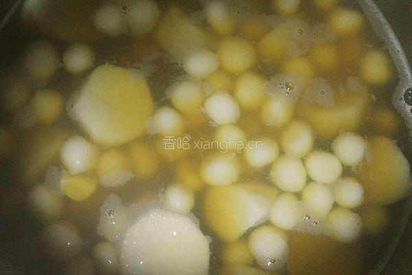 糖芋圆子栗羹汤的做法图解11