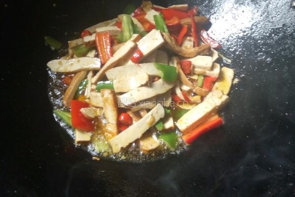 香干炒肉的做法图解5