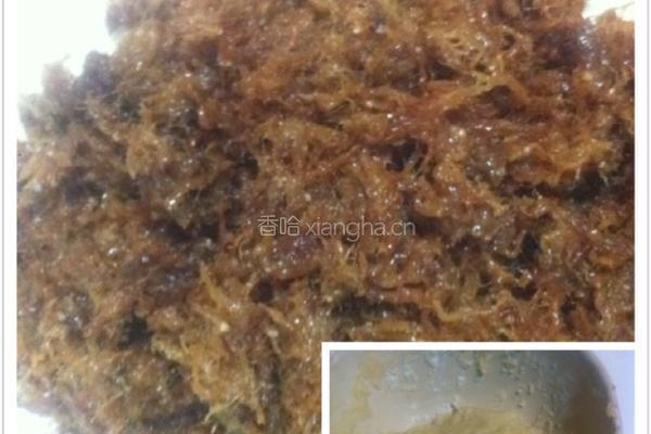 火龙果酥皮月饼（肉松蛋黄陷）的做法图解2