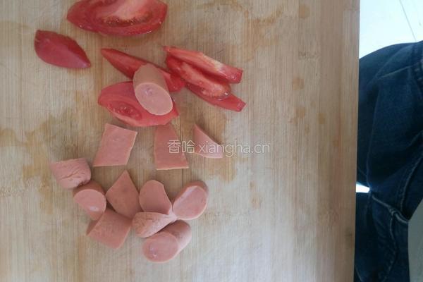 火腿炒面的做法图解6