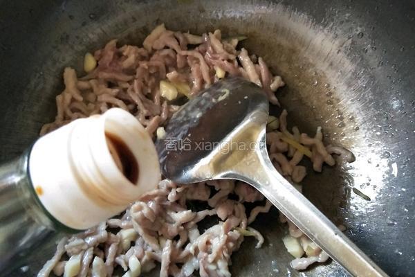 蒜薹炒肉丝的做法图解8