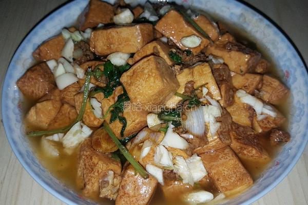 肉沫荆介炖豆腐的做法图解7