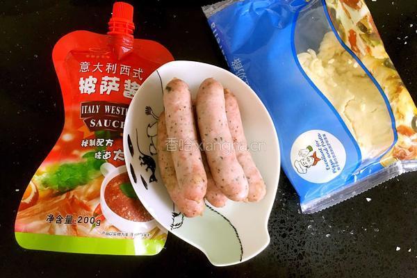 珍妮珍馐香肠披萨的做法图解9