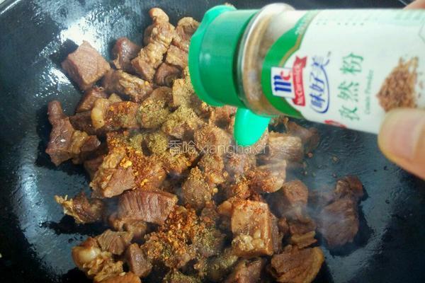 香辣孜然牛肉的做法图解20