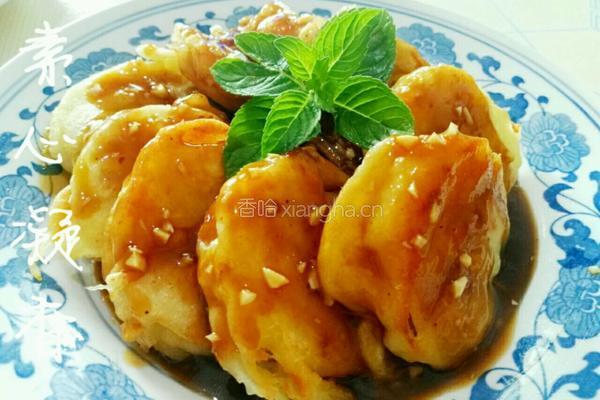 酸甜杏鲍菇肉盒的做法图解5