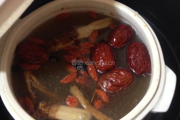 乌鸡阿胶炖汤的做法图解4