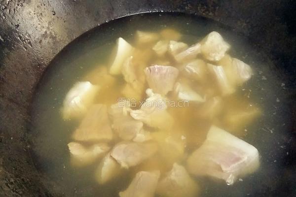 土豆烧五花肉的做法图解6