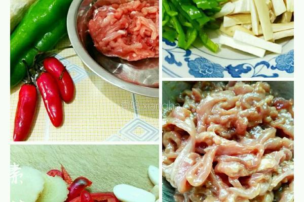 蚝油杏鲍菇炒肉的做法图解1