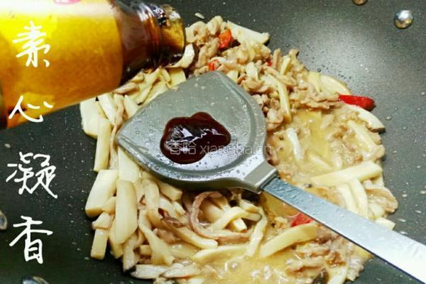 蚝油杏鲍菇炒肉的做法图解5