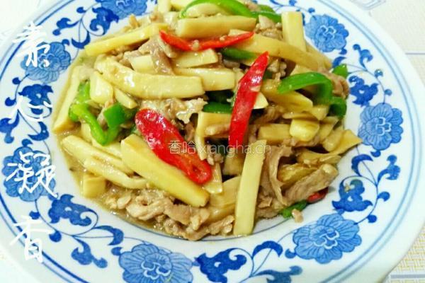 蚝油杏鲍菇炒肉的做法图解7