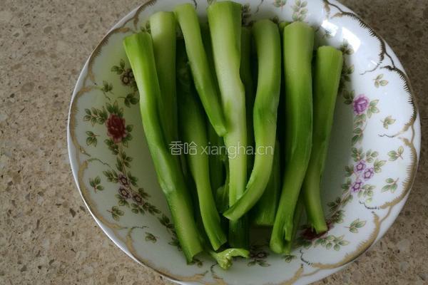 松茸芥兰排骨饭的做法图解3