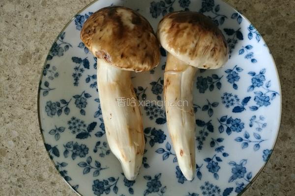 松茸芥兰排骨饭的做法图解6