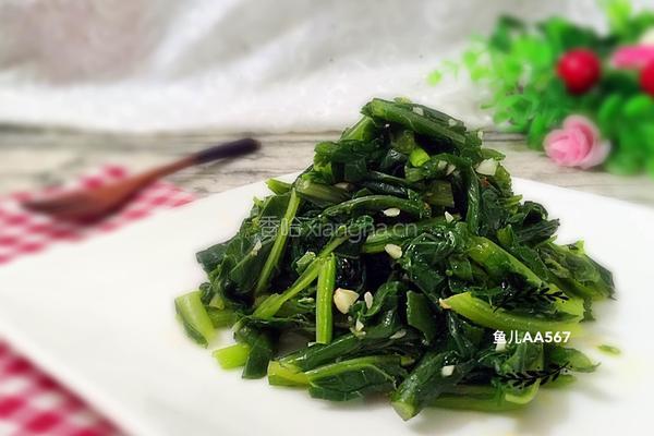 凉拌萝卜缨的做法图解8