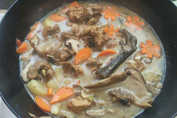 香菇土豆炖鸡的做法图解11