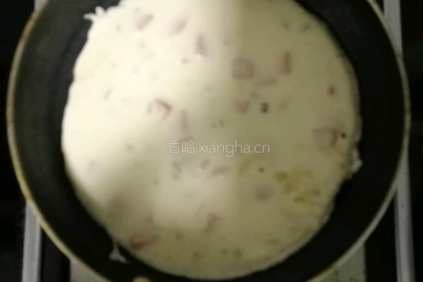 蔬菜鸡蛋饼的做法图解4