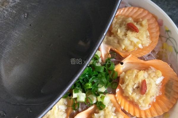 蒜蓉粉丝蒸扇贝的做法图解19