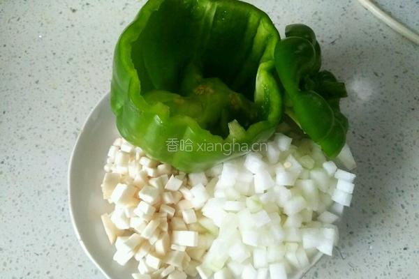 翡翠碗 （青椒碗）的做法图解2