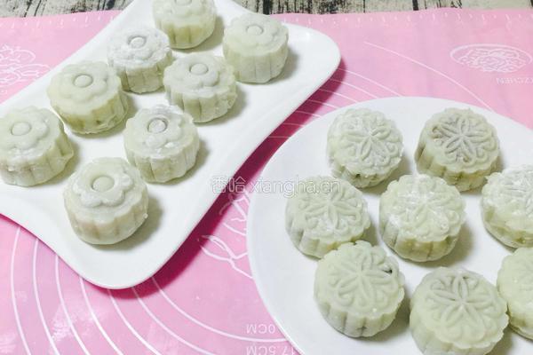 冰皮月饼（芋泥馅）的做法图解31