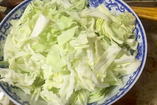 辣炒粉丝洋白菜的做法图解2