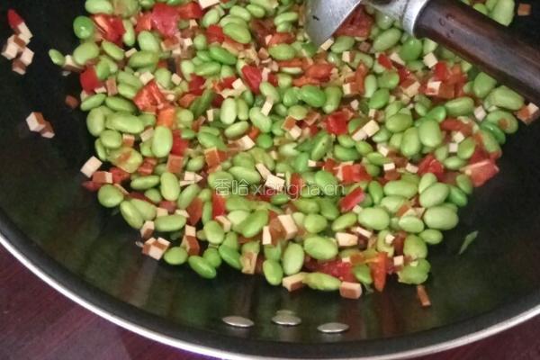 毛豆干子的做法图解2