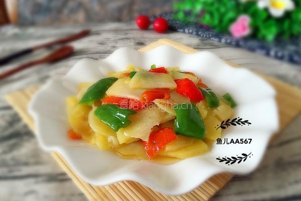 辣椒炒土豆片的做法图解7