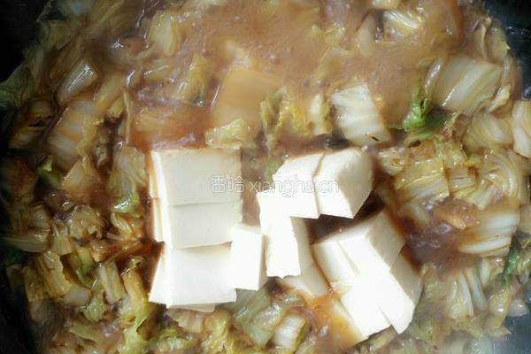 猪皮白菜炖豆腐的做法图解9