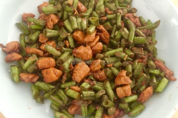 黄豆酱豆角炒肉的做法图解6