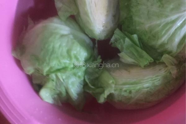 圆白菜酸菜的做法图解6