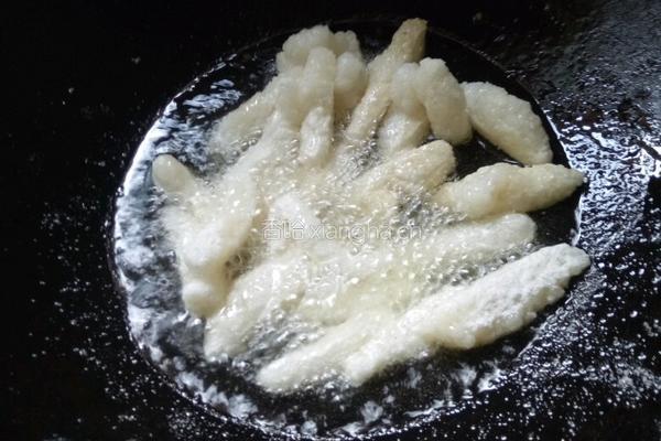 糍粑条的做法图解3