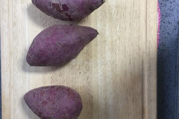 紫薯豆沙果仁馅的做法图解3