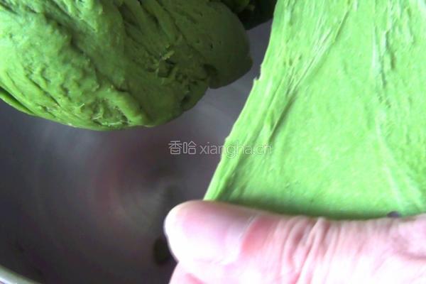 抹茶吐司面包的做法图解4